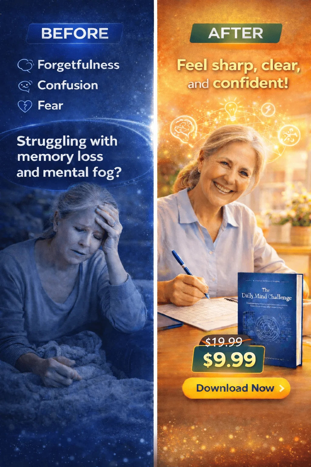 A Simple 7-Day Mental Clarity Workbook for Seniors